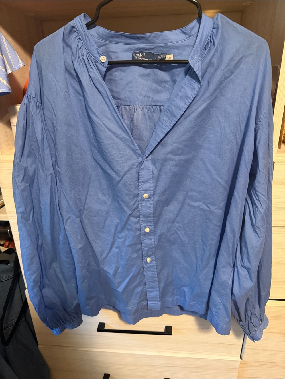 Polo by Ralph Lauren Blue Women's Button-Down Relaxed Shirt